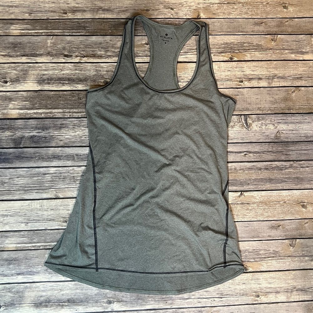Athleta Charcoal Grey Tank, Size Small